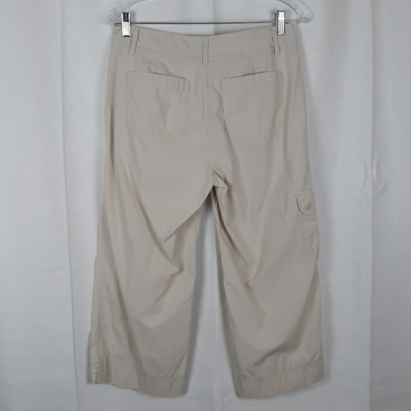 Van Heusen 100% Cotton Khaki Cargo Capri Pants - Picture 2 of 5
